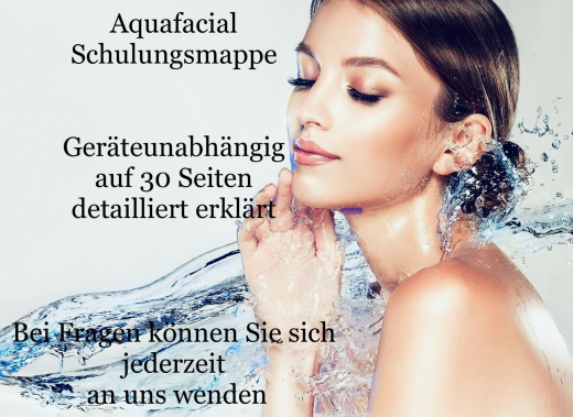 Aquafacial Schulung Schulungsmappe Dermabrasion Facial Care